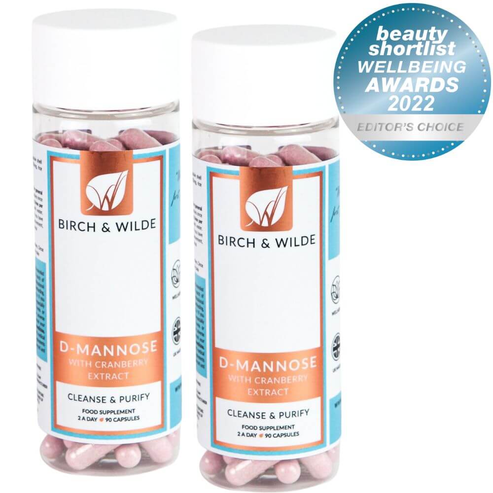 D-Mannose and Cranberry Extract Capsules x 90 | 1000-2000mg daily dose