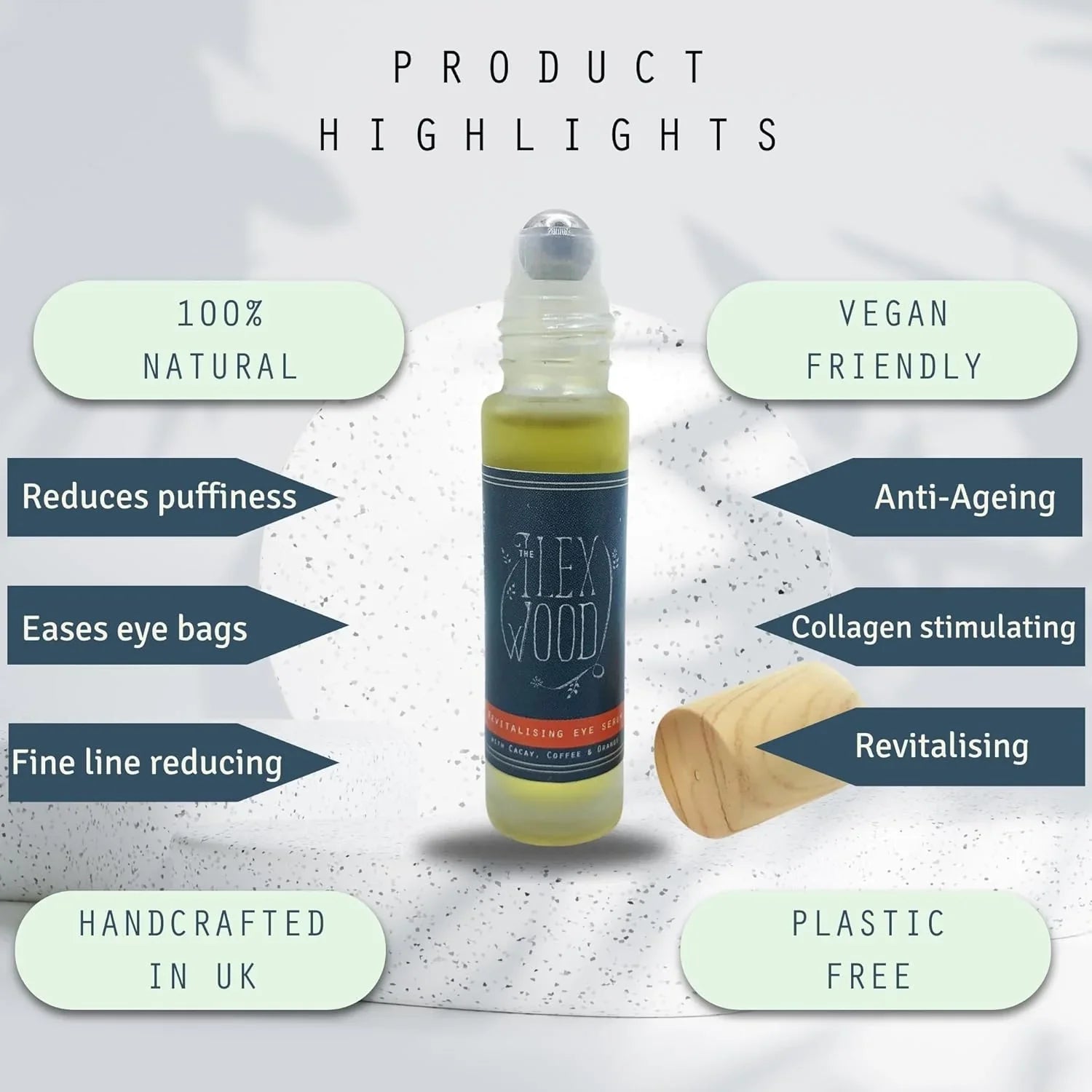 Revitalising Eye Serum with Cacay, Coffee and Orange - 10ml