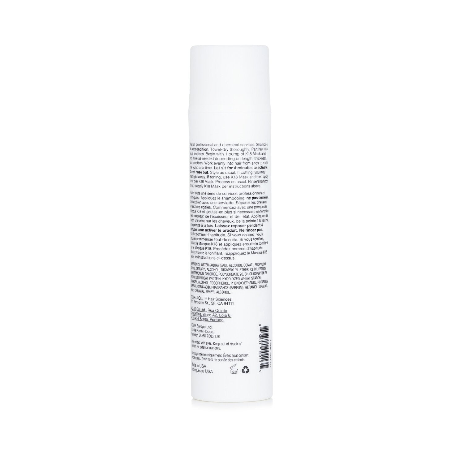 K18 150ML HAIR MASK LEAVE-IN MOLECULAR REPAIR