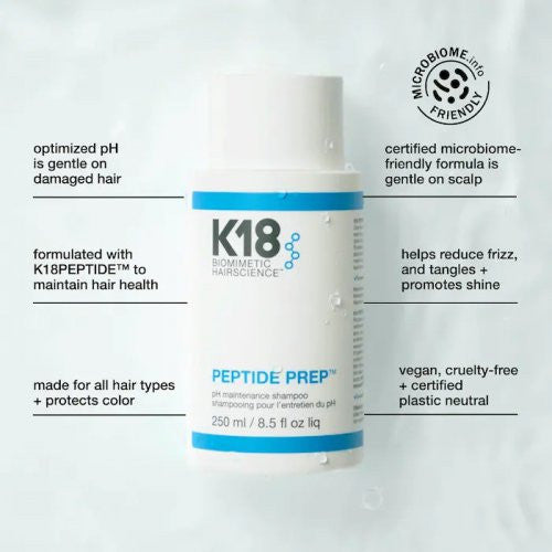 K18 250ML SHAMPOO PEPTIDE PREP PH