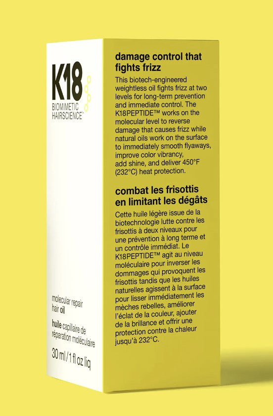 K18 30ML HAIR OIL MOLECULAR REPAIR