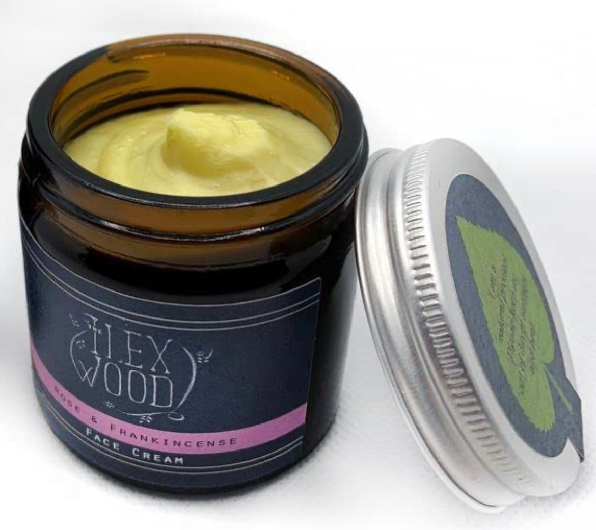 Ilex Wood Rose and Frankincense Face Cream - 60ml