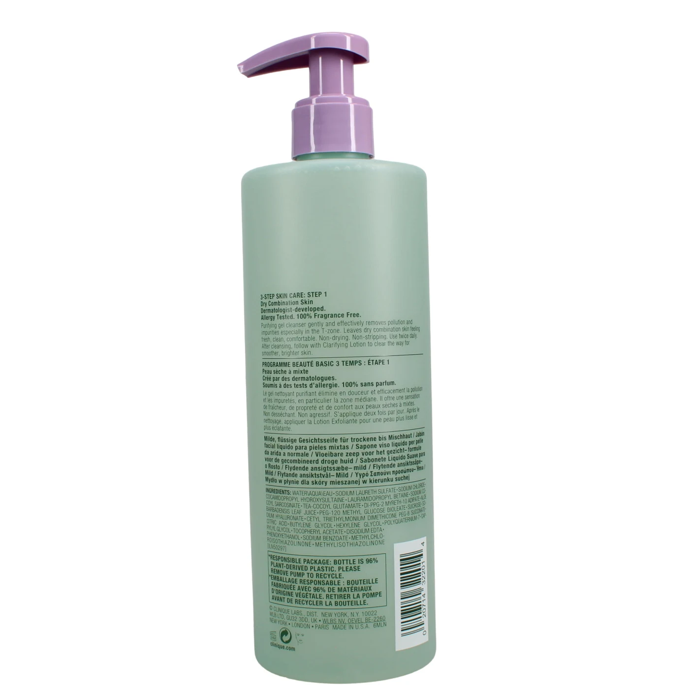 CLINIQUE 400ML LIQUID FACIAL SOAP MILD