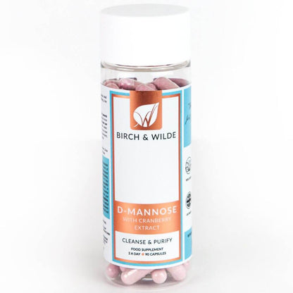 D-Mannose and Cranberry Extract Capsules x 90 | 1000-2000mg daily dose