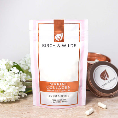 Marine Collagen Capsules x 60 | Monthly Refill Pouch