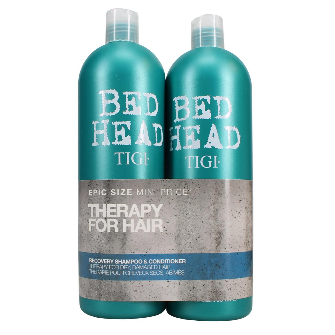 TIGI BED HEAD 2X750ML DUO SHAMPOO &amp; CONDITIONER RECOVERY