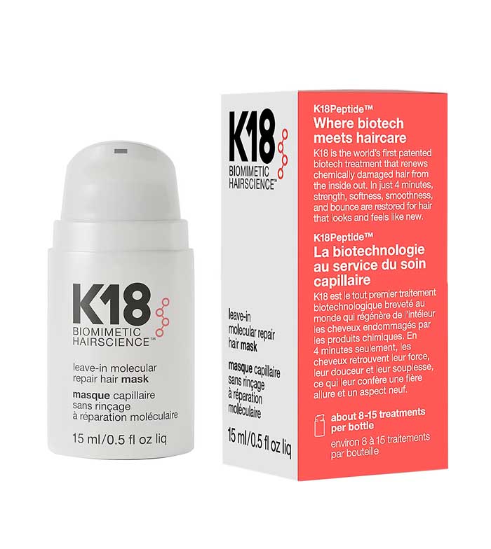 K18 15ML HAIR MASK LEAVE-IN MOLECULAR REPAIR