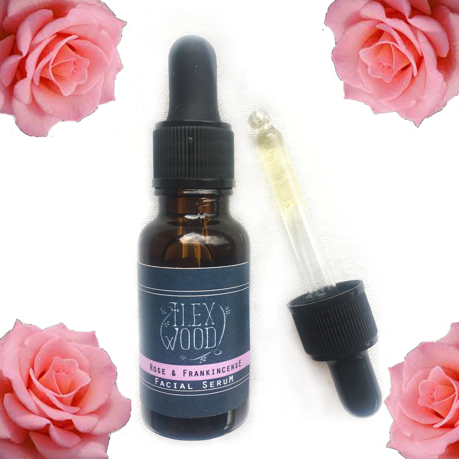 Ilex Wood Rose and Frankincense Facial Serum - 20ml